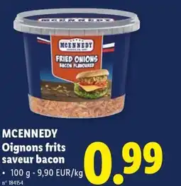 Lidl Mcennedy Oignons Frits Saveur Bacon aanbieding