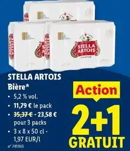 Lidl Stella Artois Bière aanbieding