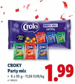 Lidl Croky Party mix aanbieding