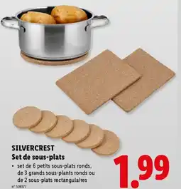 Lidl Silvercrest Set De Sous-plats aanbieding