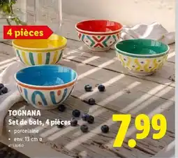 Lidl Tognana set de bols aanbieding