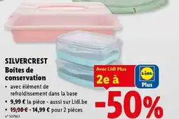 Lidl Silvercrest Boîtes de Conservation aanbieding