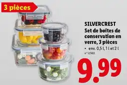 Lidl Silvercrest Set de boîtes de conservation aanbieding