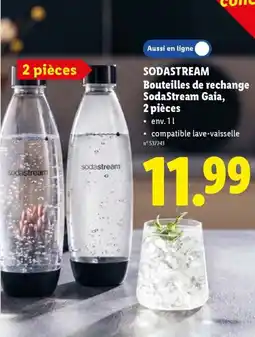 Lidl Sodastream bouteilles de rechange sodastream gaia aanbieding