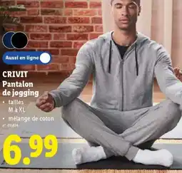 Lidl Crivit pantalon de jogging aanbieding