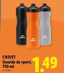 Lidl Crivit Gourde de sport aanbieding