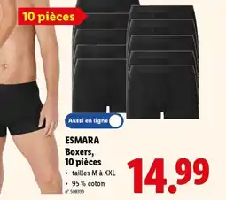 Lidl Esmara Boxers aanbieding