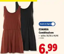 Lidl Esmara Combinaison aanbieding
