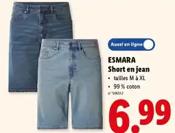 Lidl Esmara Short en jean aanbieding