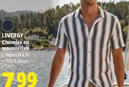 Lidl Livergy chemise en mousseline aanbieding