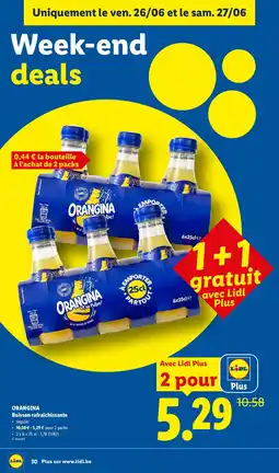Lidl Orangina boisson rafraîchissante aanbieding