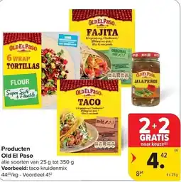 Carrefour Producten Old El Paso aanbieding