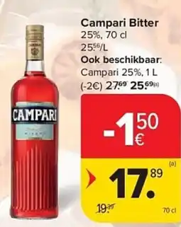 Carrefour Campari Bitter aanbieding