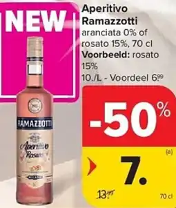 Carrefour Aperitivo RAMAZZOTTi aanbieding