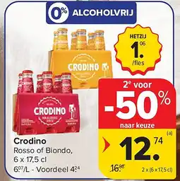 Carrefour Crodino aanbieding