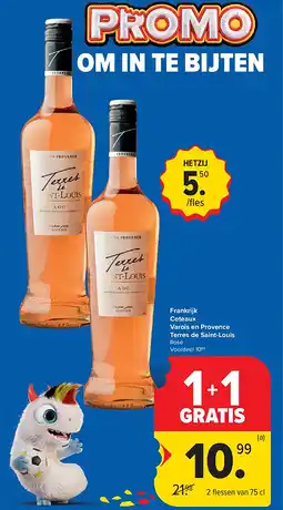 Carrefour Frankrijk Coteaux Varois en Provence Terres de Saint-Louis aanbieding