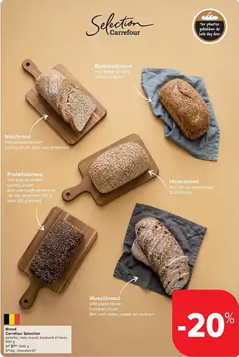Carrefour Brood Carrefour Selection aanbieding