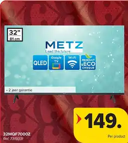 Carrefour METZ 32MQF7000Z QLED TV aanbieding