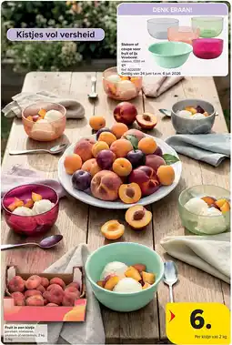 Carrefour Fruit in een kistje aanbieding