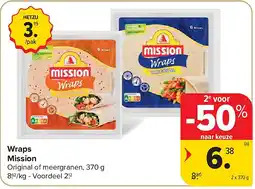 Carrefour Wraps Mission aanbieding