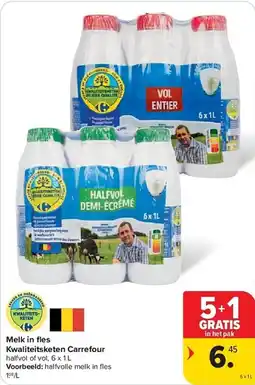 Carrefour Melk in fles Kwaliteitsketen Carrefour aanbieding