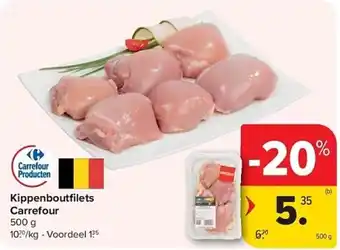 Carrefour Kippenboutfilets Carrefour aanbieding