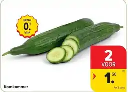 Carrefour Komkommer aanbieding