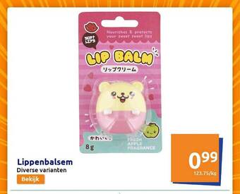 Action Lippenbalsem aanbieding