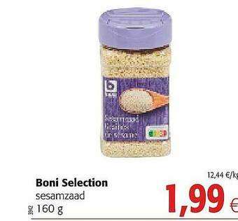 Colruyt Boni Selection Sesamzaad aanbieding