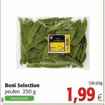 Colruyt Boni Selection Peulen aanbieding