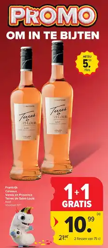 Carrefour Frankrijk Coteaux Varois en Provence Terres de Saint-Louis aanbieding