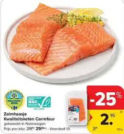 Carrefour Zalmhaasje Kwaliteitsketen Carrefour aanbieding