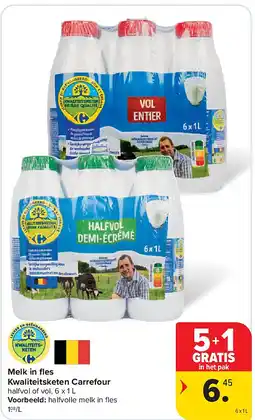 Carrefour Melk in fl es Kwaliteitsketen Carrefour aanbieding
