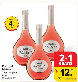 Carrefour Portugal Mateus The Original aanbieding