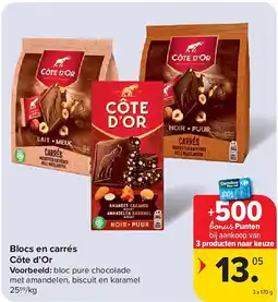 Carrefour Blocs en carrés Côte d’Or aanbieding