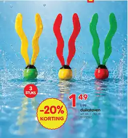 Yess duikstaven aanbieding