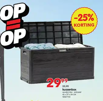 Yess kussenbox aanbieding