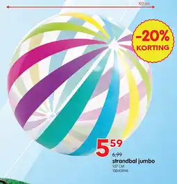 Yess strandbal jumbo aanbieding
