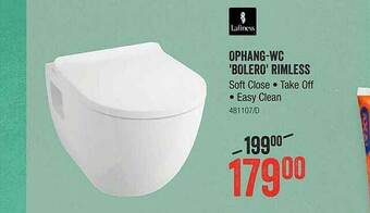 HandyHome Ophang-wc Bolero Rimless aanbieding