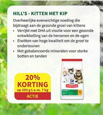 Horta Hill's - Kitten Met Kip aanbieding