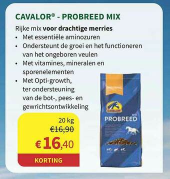 Horta Cavalor - Probreed Mix aanbieding