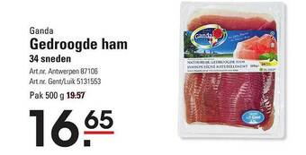 Ganda Gedroogde Ham