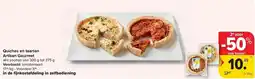 Carrefour Quiches en taarten artisan gourmet aanbieding