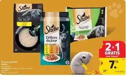 Carrefour Soep en pouches sheba aanbieding