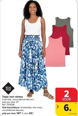 Carrefour Topje voor dames aanbieding