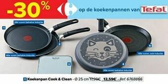 Carrefour Koekenpan cook + clean aanbieding