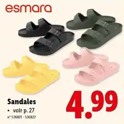 Lidl Esmara sandales aanbieding