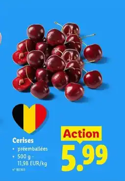 Lidl Cerises aanbieding
