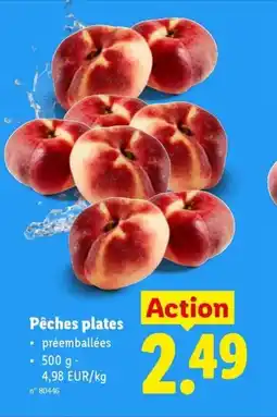 Lidl Pêches plates aanbieding