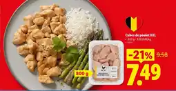 Lidl Cubes de poulet XXL BBQ aanbieding